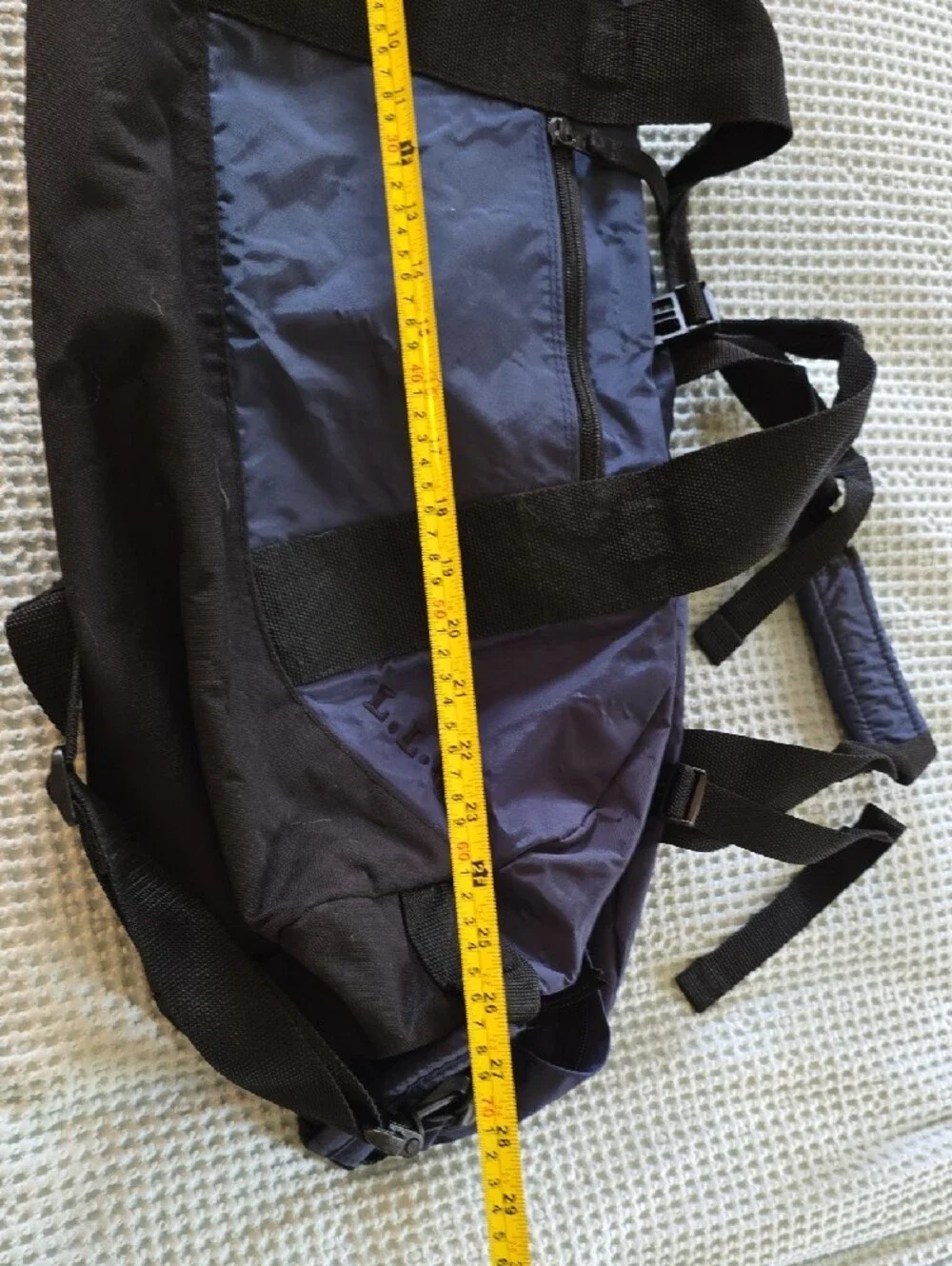 L.L. Bean Navy and Black Adventure Duffel Bag Large Unisex